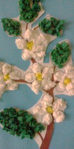 Kwitną  kwiaty i drzewa