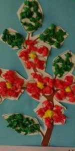 Kwitną  kwiaty i drzewa