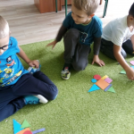 „Motylkowy” świat figur geometrycznych