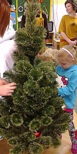 ŚWIĄTECZNA CHOINKA BAŁWANKA