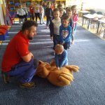 Spotkanie Skrzatów z ratownikiem górskim p. Dawidem Golonką